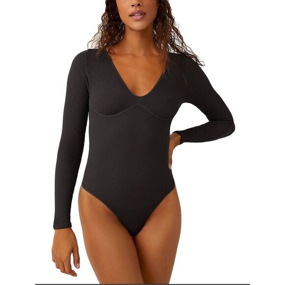Intimately Free People Thong Bodysuit - Picture 1 of 5